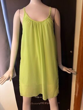 Lime Green Slip Dress - Women's Intimates & Sleepwear